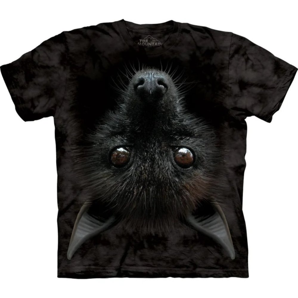 Bat Head Bats Flying Mammals Nocturnal Echolocation The Mountain Shirt 4X